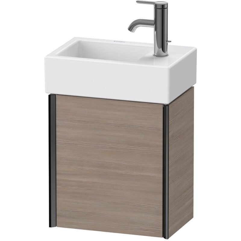 

Duravit XViu 4230L Módulo mural, 1 puerta con bisagra a la izquierda, para lavabo Vero Air 072438, 364x234 mm, Color (frente/cuerpo): negro