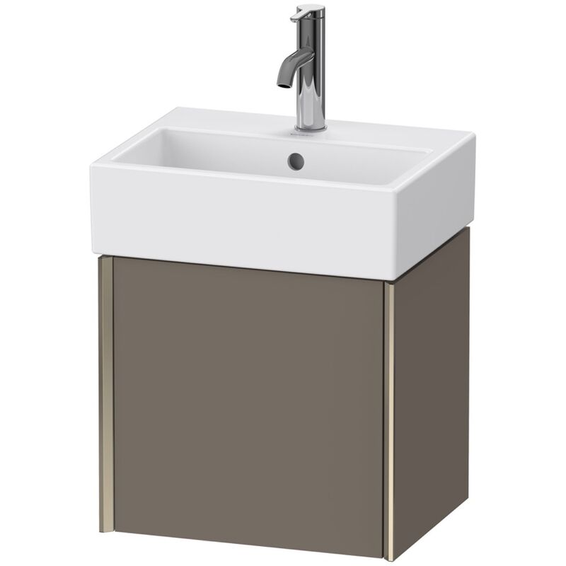 

Duravit XViu 4231 Módulo mural, 1 puerta a la derecha, para lavabo Vero Air 072445, 434x334 mm, Color (frente/cuerpo): champagne mate/flanel gris sm.