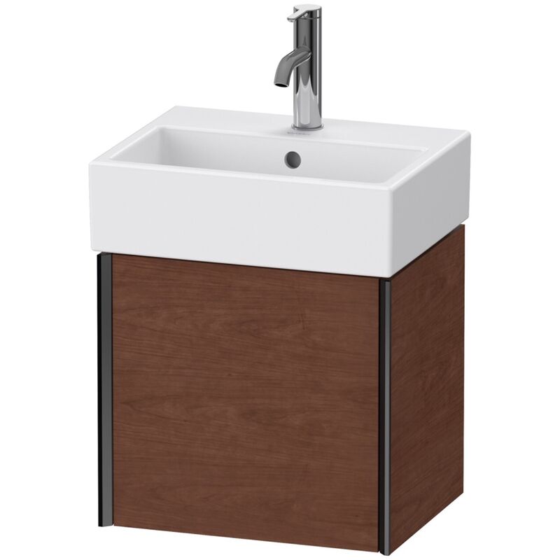 

Duravit XViu 4231 Módulo mural, 1 puerta a la derecha, para lavabo Vero Air 072445, 434x334 mm, Color (frente/cuerpo): negro mate/nogal americano