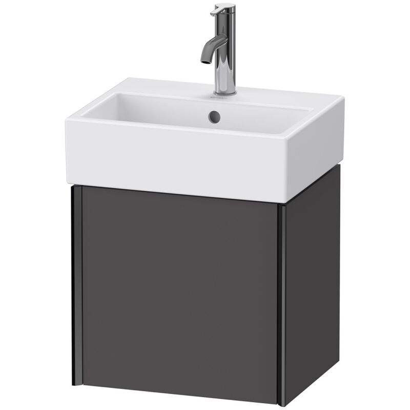 

Duravit XViu 4231 Módulo mural, 1 puerta a la derecha, para lavabo Vero Air 072445, 434x334 mm, Color (frente/cuerpo): negro mate/grafito mate