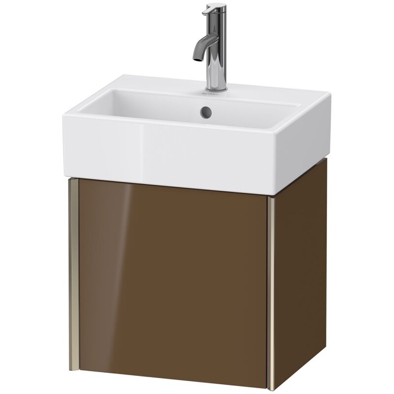 

Duravit XViu 4231 Módulo mural, 1 puerta con bisagra a la izquierda, para lavabo Vero Air 072445, 434x334 mm, Color (frente/cuerpo): champán mate /