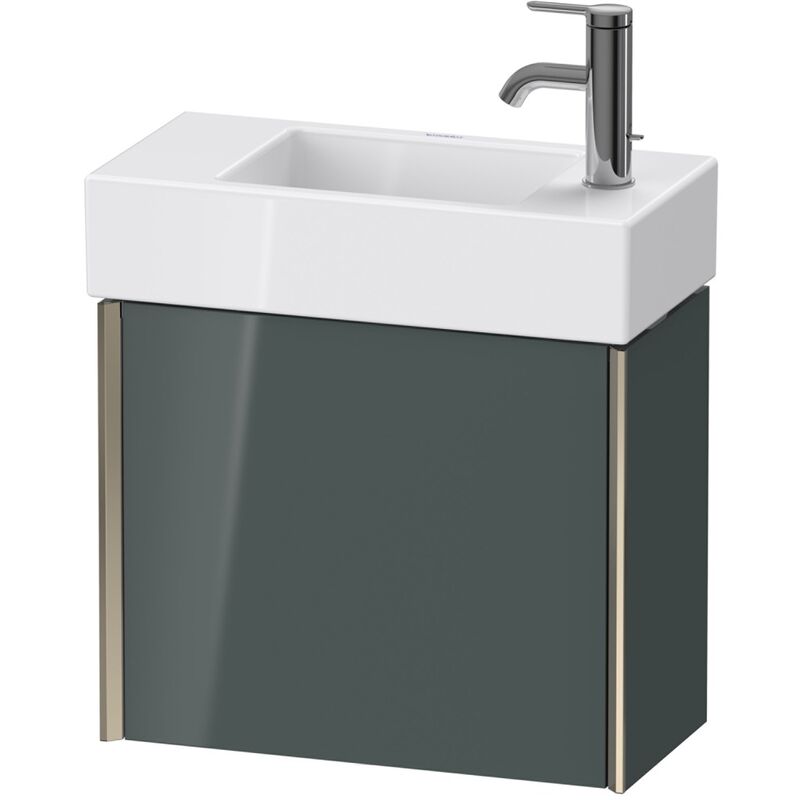 

Duravit XViu 4232L Módulo mural, 1 puerta con bisagra a la izquierda, para lavabo Vero Air 072450, 484x234 mm, Color (frente/cuerpo): champagne