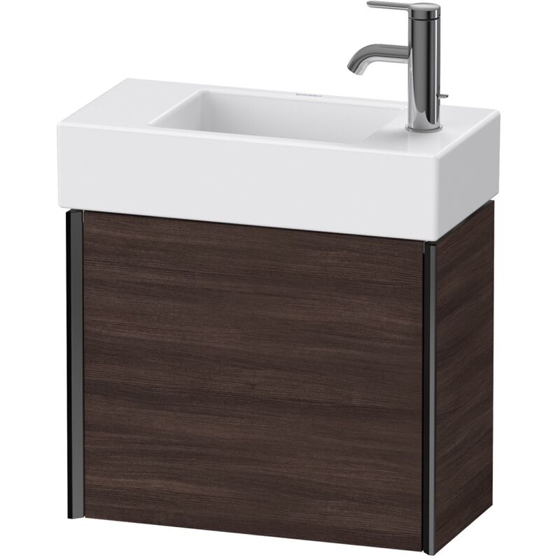 

Duravit XViu 4232L Módulo mural, 1 puerta con bisagra a la izquierda, para lavabo Vero Air 072450, 484x234 mm, Color (frente/cuerpo): negro