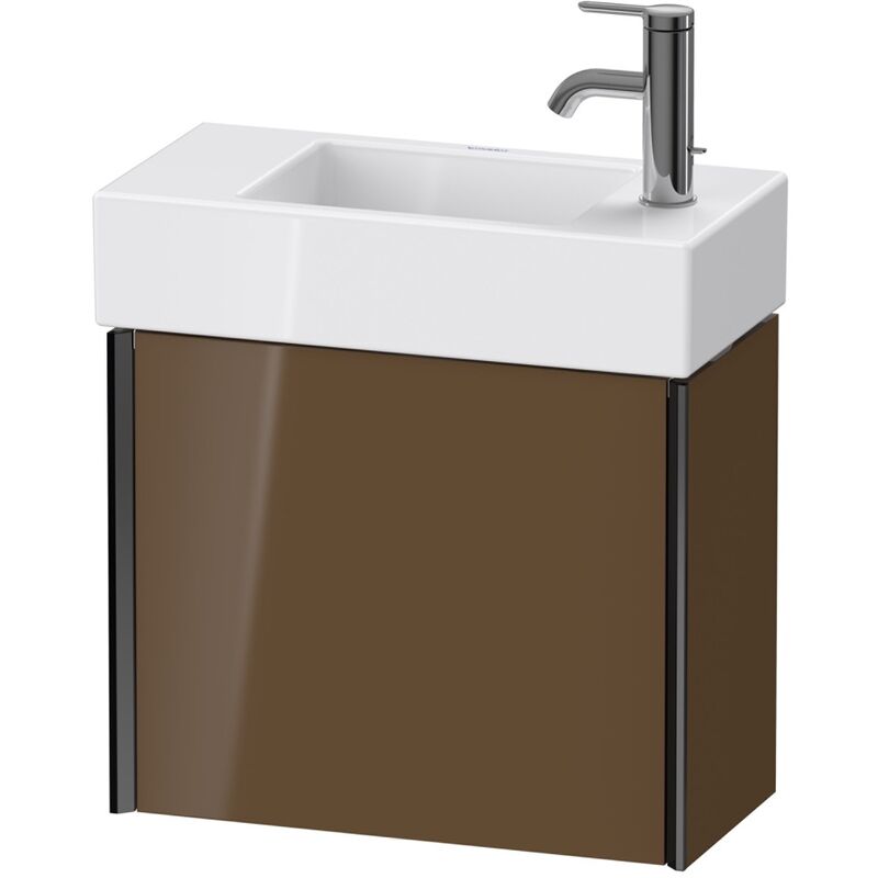 

Duravit XViu 4232L Módulo mural, 1 puerta con bisagra a la izquierda, para lavabo Vero Air 072450, 484x234 mm, Color (frente/cuerpo): negro