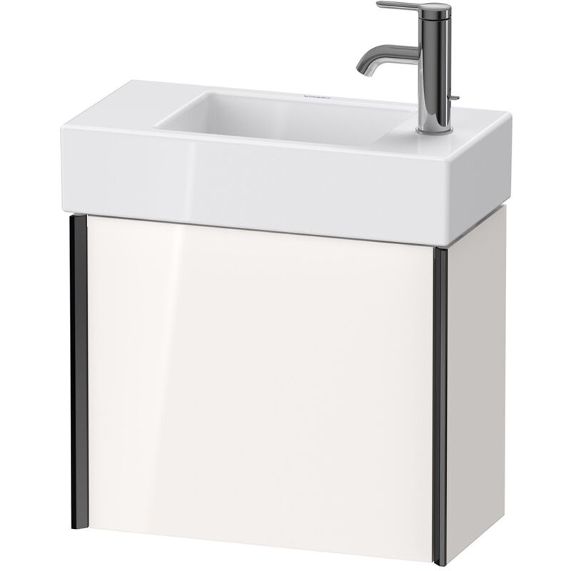 

Duravit XViu 4232L Módulo mural, 1 puerta con bisagra a la izquierda, para lavabo Vero Air 072450, 484x234 mm, Color (frente/cuerpo): negro