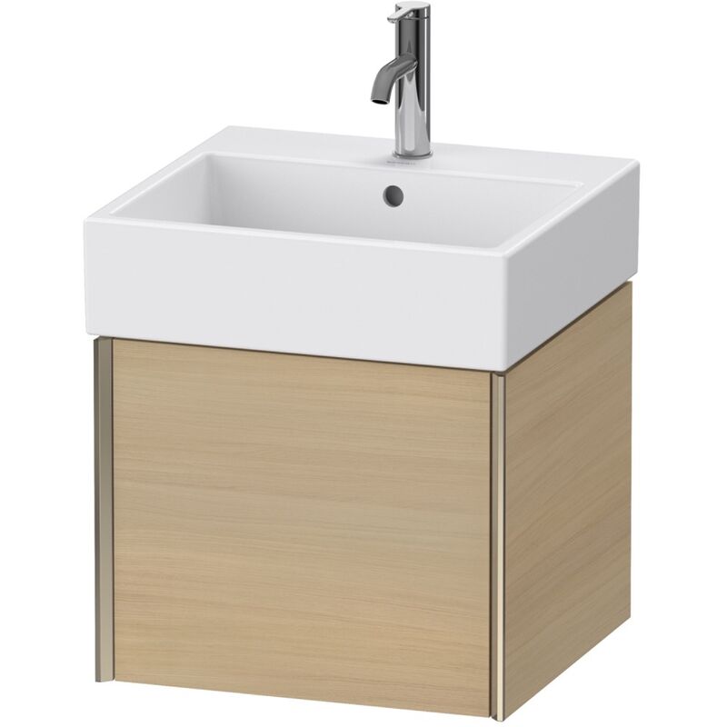 

Duravit XViu 4233 Módulo mural, 1 extraíble, para lavabo Vero Air 235050, 484x454 mm, Color (frente/cuerpo): champán mate/medio roble - XV42330B171