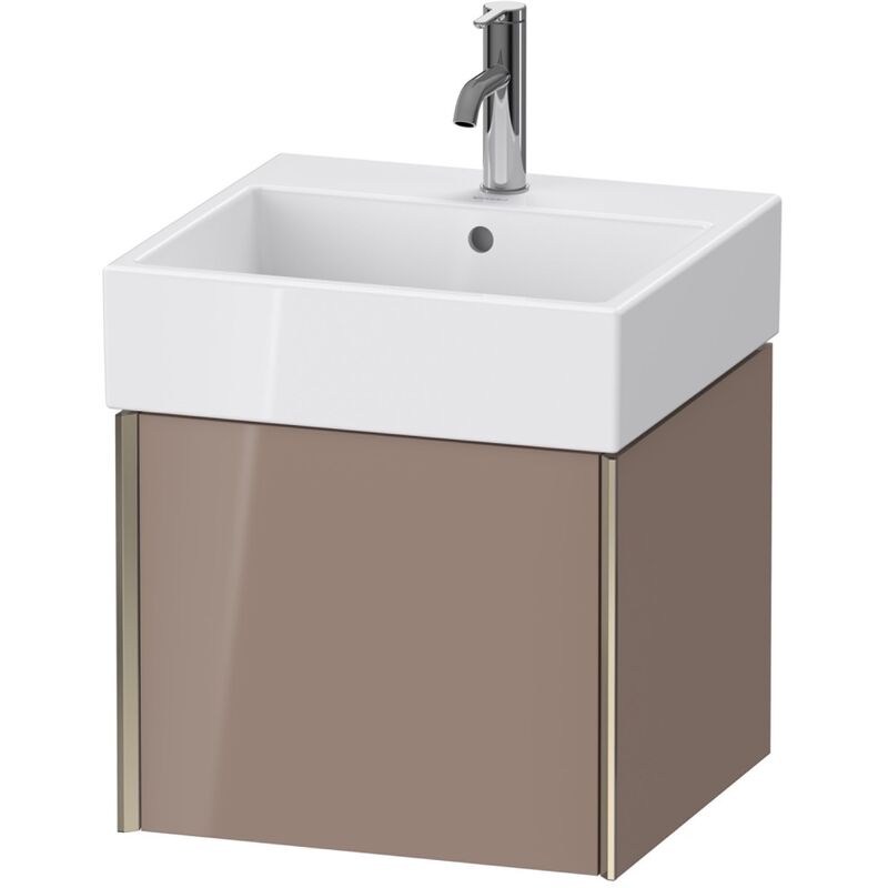 

Duravit XViu 4233 Módulo mural, 1 extraíble, para lavabo Vero Air 235050, 484x454 mm, Color (frente/cuerpo): champagne mate/cappuccino hgl.