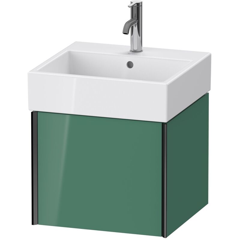 

Duravit XViu 4233 Módulo mural, 1 extraíble, para lavabo Vero Air 235050, 484x454 mm, Color (frente/cuerpo): negro mate/jade alto brillo - XV42330B203