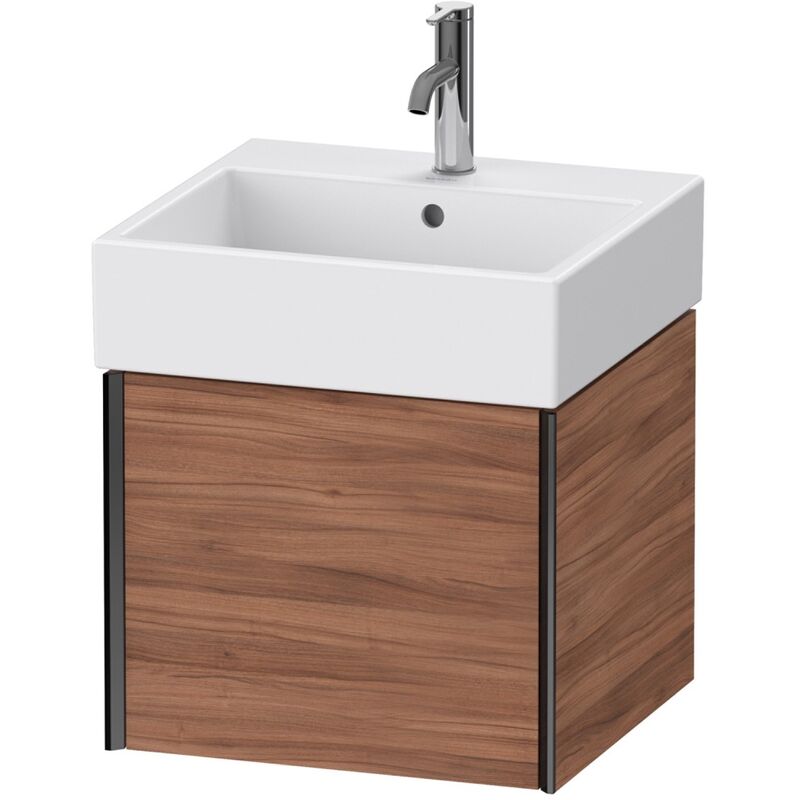 

Duravit XViu 4233 Módulo mural, 1 extraíble, para lavabo Vero Air 235050, 484x454 mm, Color (frente/cuerpo): negro mate/nogal natural - XV42330B279