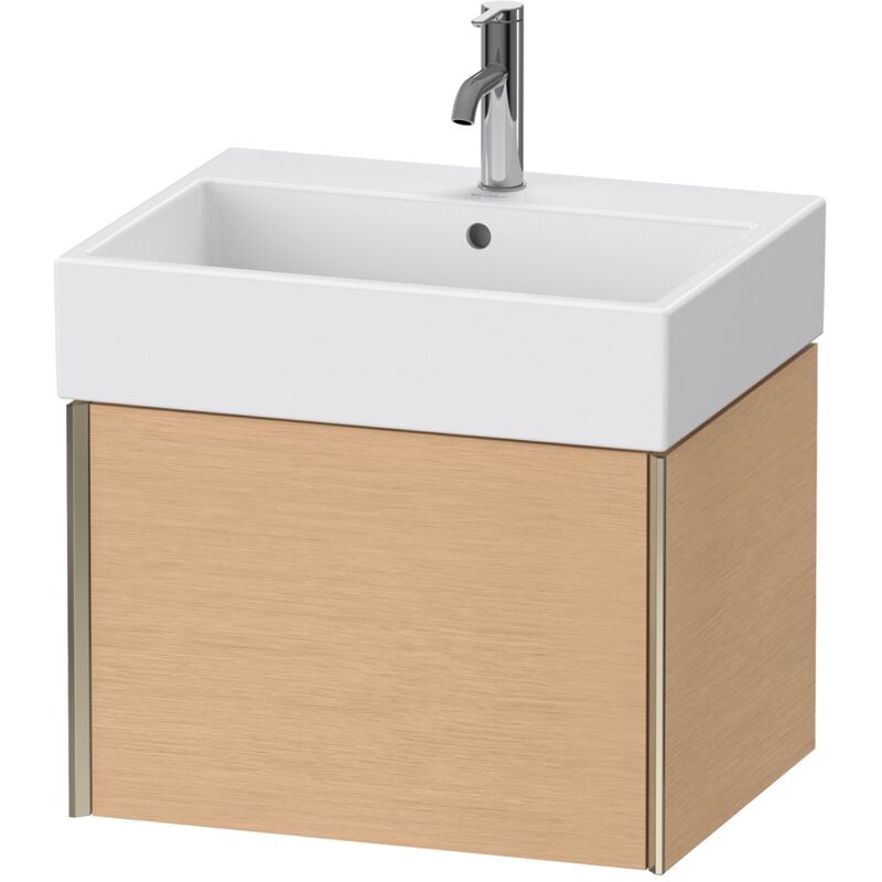 

Duravit XViu 4234 Módulo mural, 1 extraíble, para lavabo Vero Air 235060, 584x454 mm, Color (frente/cuerpo): champán mate / roble cepillado