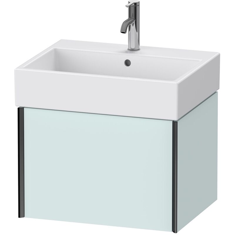 

Duravit XViu 4234 Módulo mural, 1 extraíble, para lavabo Vero Air 235060, 584x454 mm, Color (frente/cuerpo): negro mate / azul claro mate