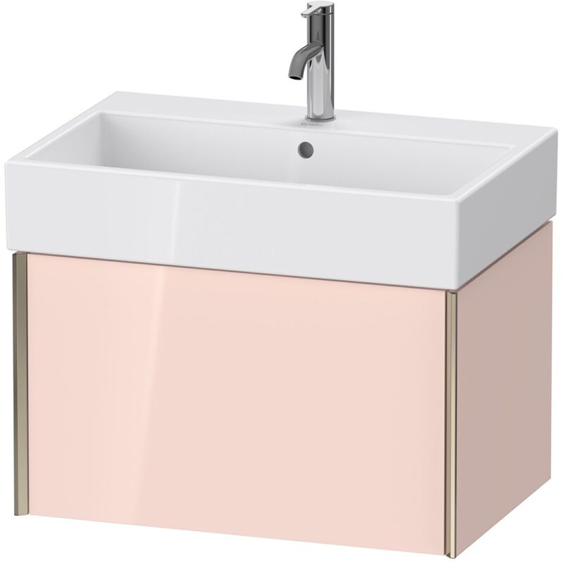 

Duravit XViu 4235 Mueble mural, 1 extraíble, para lavabo Vero Air 235070, 684x454 mm, Color (frente/cuerpo): champagne mate/apricot pearl hgl.