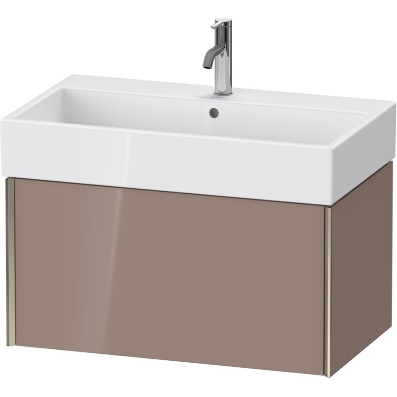 

Duravit XViu 4236 Módulo mural, 1 extraíble, para lavabo Vero Air 235080, 784x454 mm, Color (frente/cuerpo): champagne mate/cappuccino hgl.