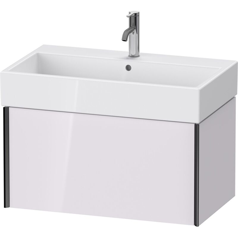 

Duravit XViu 4236 Módulo mural, 1 extraíble, para lavabo Vero Air 235080, 784x454 mm, Color (frente/cuerpo): negro mate/blanco lila hgl. - XV42360B227