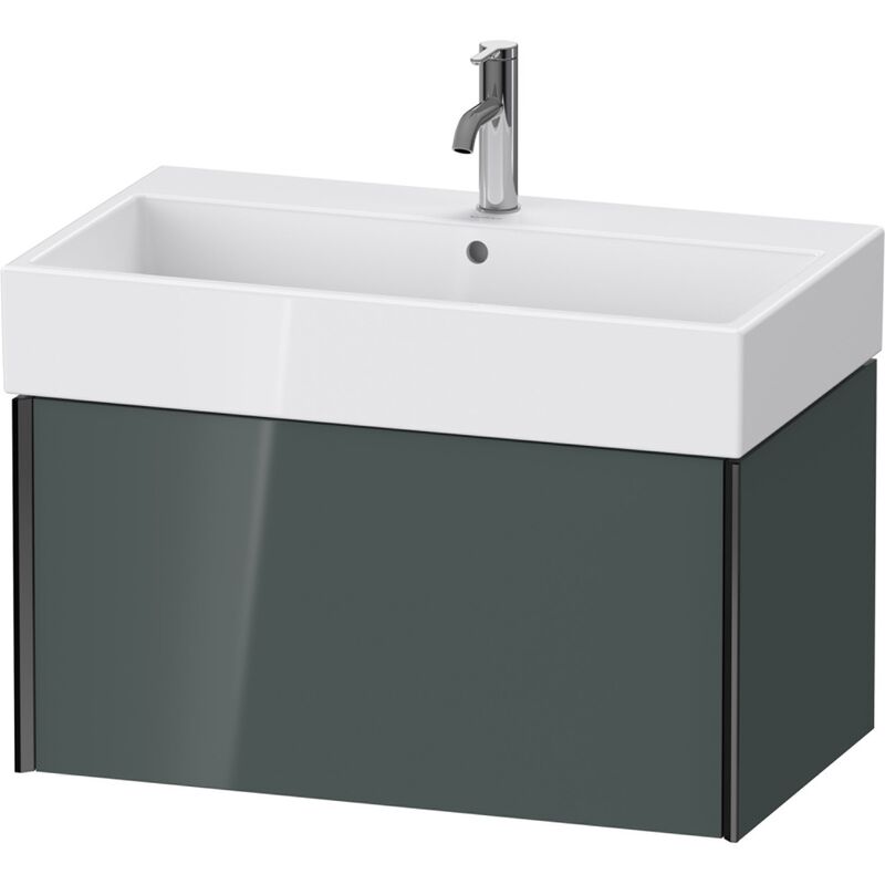 

Duravit XViu 4236 Módulo mural, 1 extraíble, para lavabo Vero Air 235080, 784x454 mm, Color (frente/cuerpo): negro mate/dolomiti gris hgl