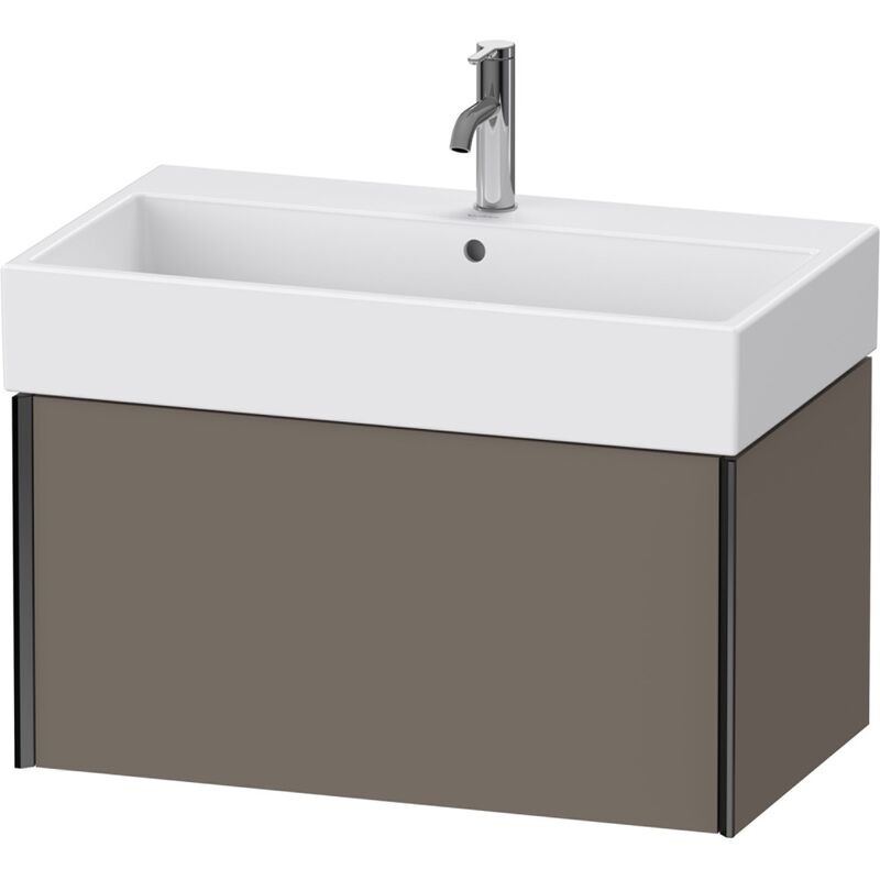 

Duravit XViu 4236 Módulo mural, 1 extraíble, para lavabo Vero Air 235080, 784x454 mm, Color (frente/cuerpo): negro mate/gris claro sm. - XV42360B290