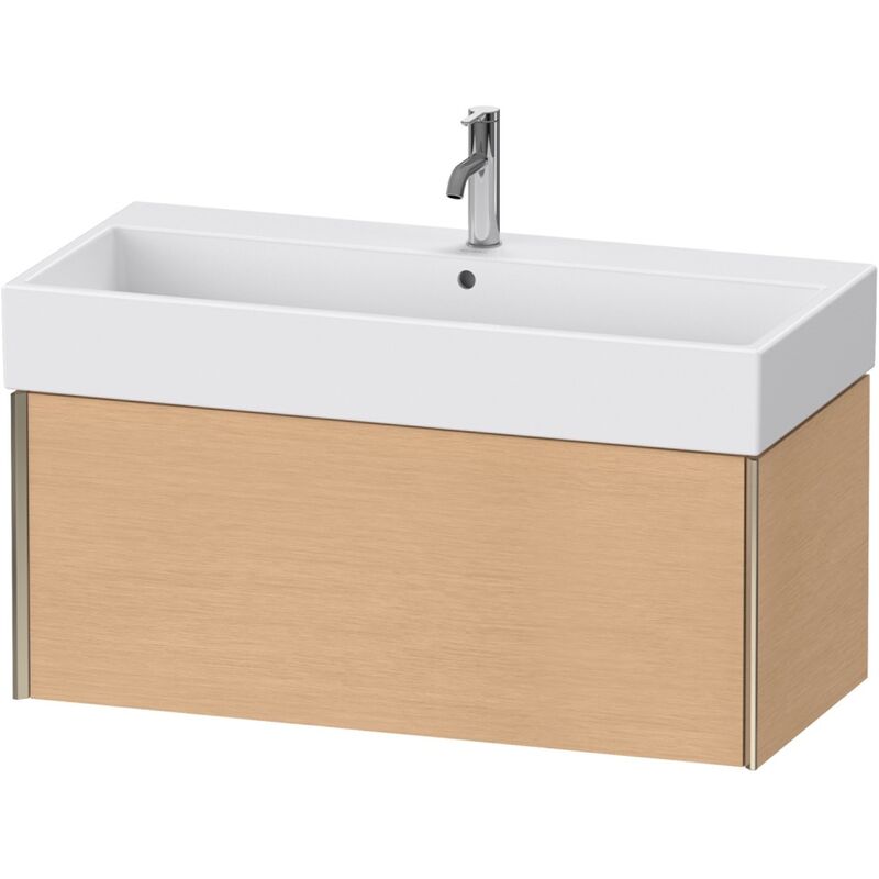 

Duravit XViu 4237 Módulo mural, 1 extraíble, para lavabo Vero Air 235010, 984x454 mm, Color (frente/cuerpo): champán mate / roble cepillado