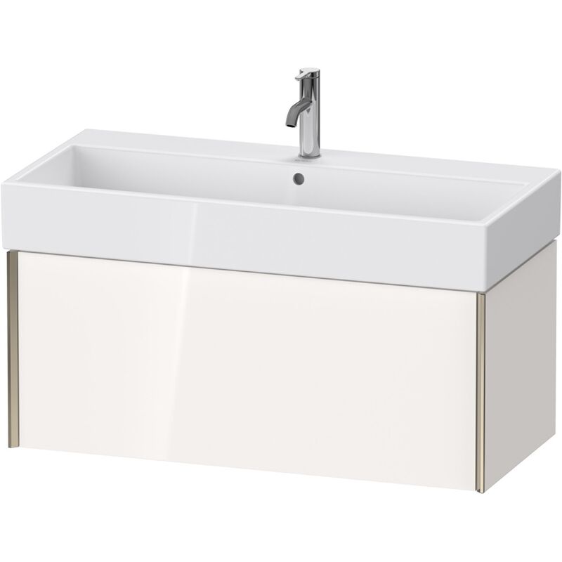 

Duravit XViu 4237 Módulo mural, 1 extraíble, para lavabo Vero Air 235010, 984x454 mm, Color (frente/cuerpo): champán mate/blanco alto brillo.