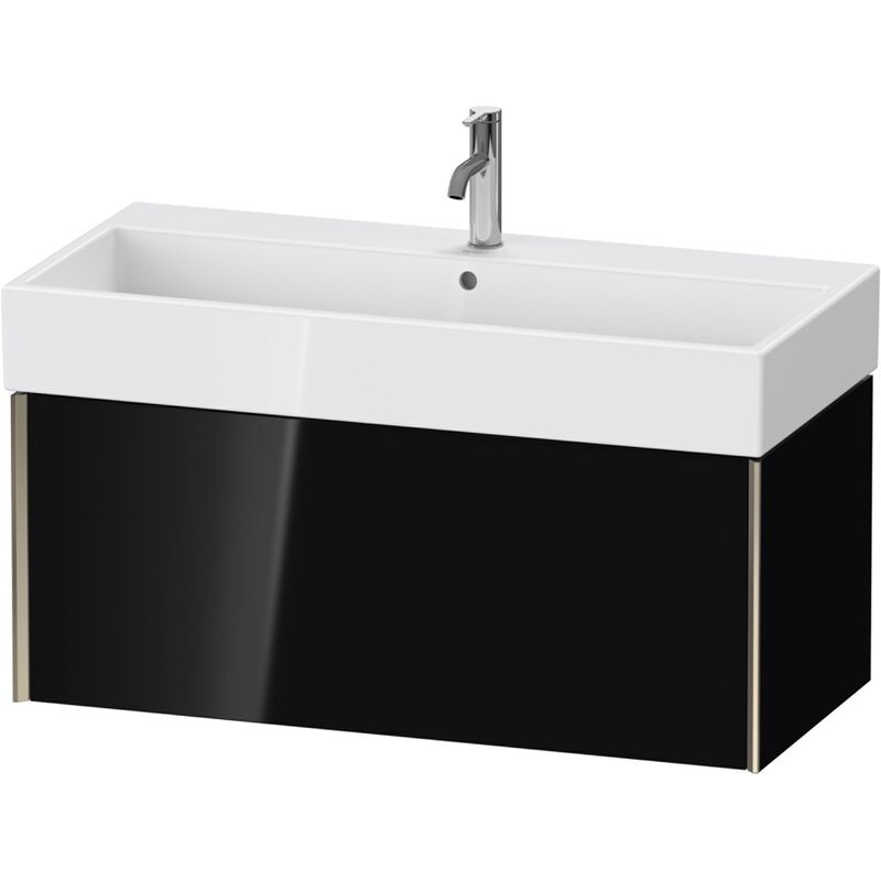 

Duravit XViu 4237 Módulo mural, 1 extraíble, para lavabo Vero Air 235010, 984x454 mm, Color (frente/cuerpo): champán mate/negro alto brillo