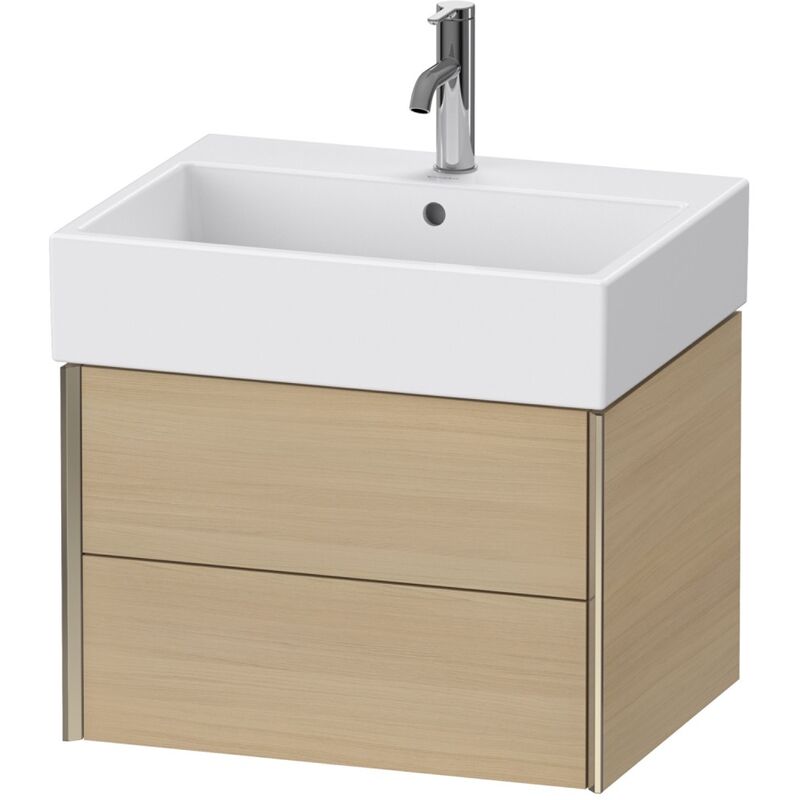 

Duravit XViu 4334 Mueble bajo encimera, 2 cajones, para mueble bajo encimera Vero Air 235060, 584x454 mm, Color (frente/cuerpo): champán mate/medio