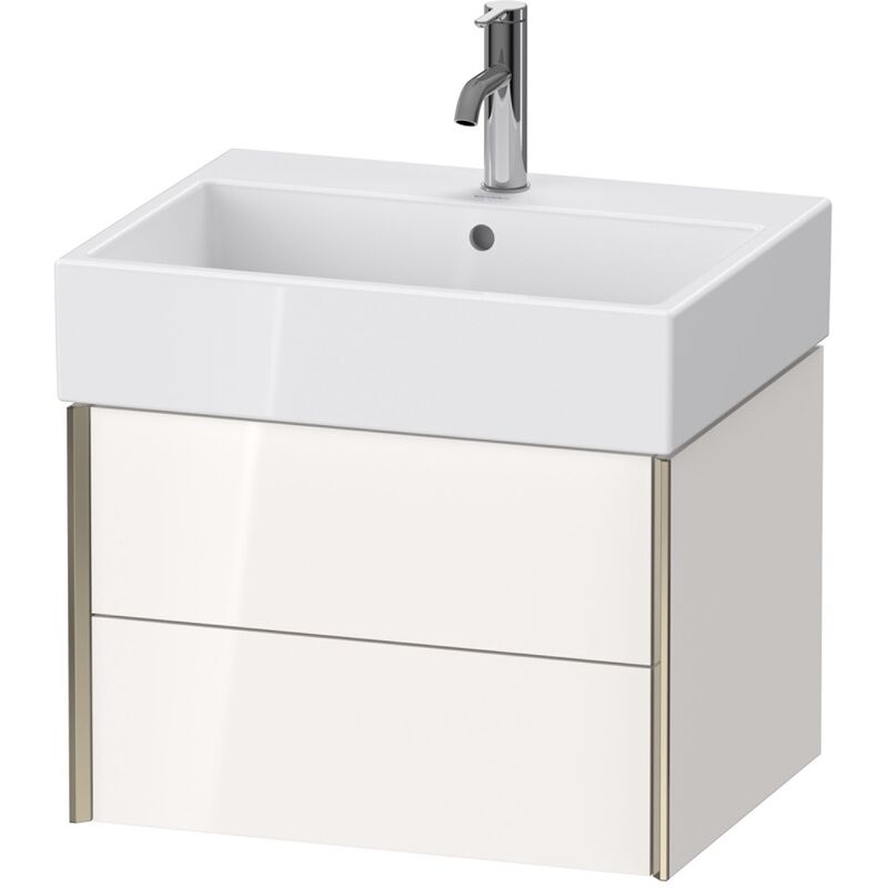 

Duravit XViu 4334 Mueble bajo encimera, 2 cajones, para mueble bajo encimera Vero Air 235060, 584x454 mm, Color (frente/cuerpo): champán mate/blanco