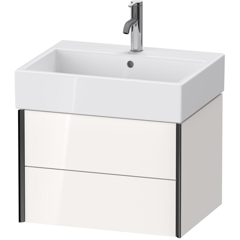 

Duravit XViu 4334 Mueble bajo encimera, 2 cajones, para mueble bajo encimera Vero Air 235060, 584x454 mm, Color (frente/cuerpo): negro mate/blanco