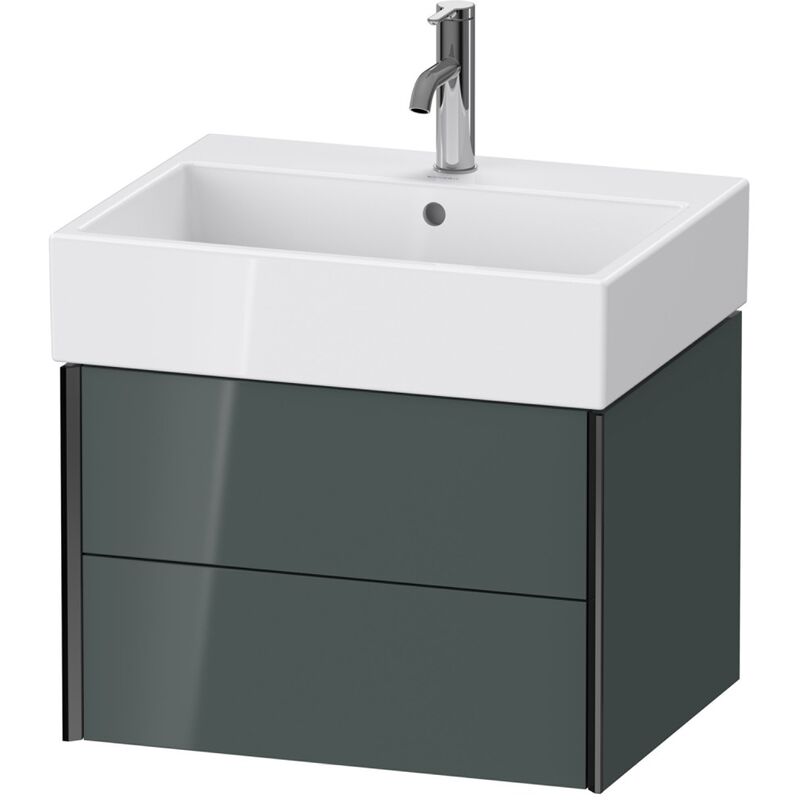 

Duravit XViu 4334 Mueble bajo encimera, 2 cajones, para mueble bajo encimera Vero Air 235060, 584x454 mm, Color (frente/cuerpo): negro mate/dolomiti