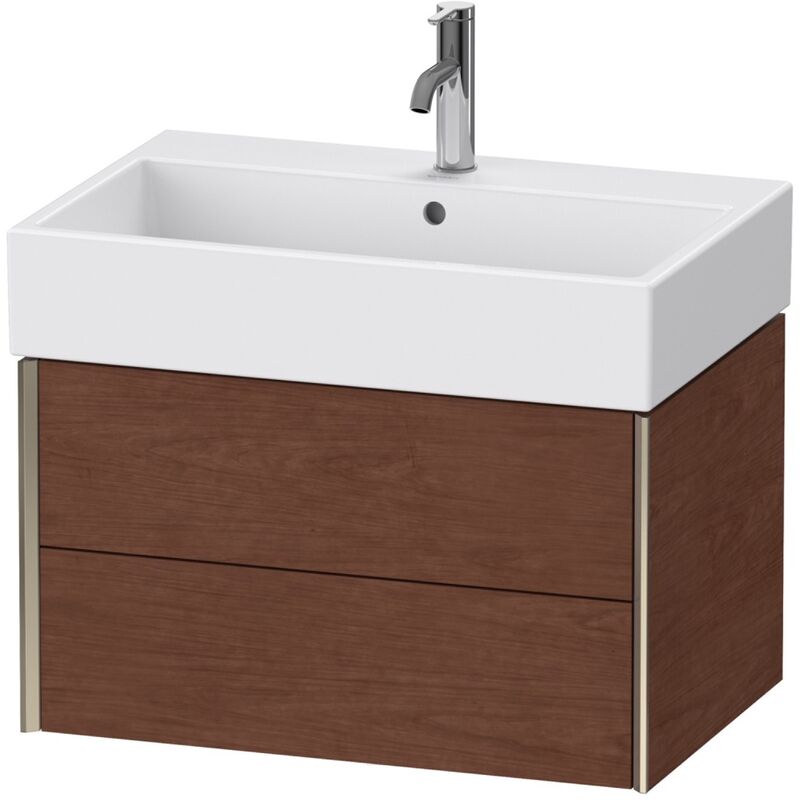 

Duravit XViu 4335 Mueble bajo encimera, 2 cajones, para mueble bajo encimera Vero Air 235070, 684x454 mm, Color (frente/cuerpo): champán mate/nogal