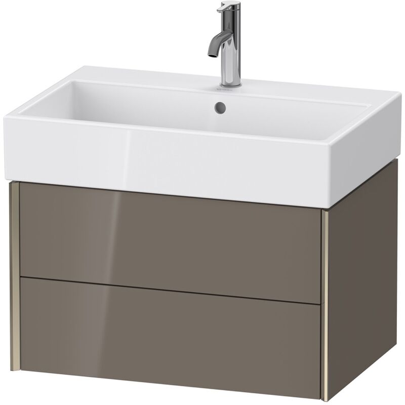 

Duravit XViu 4335 Mueble bajo encimera, 2 cajones, para mueble bajo encimera Vero Air 235070, 684x454 mm, Color (frente/cuerpo): champán mate/flanel