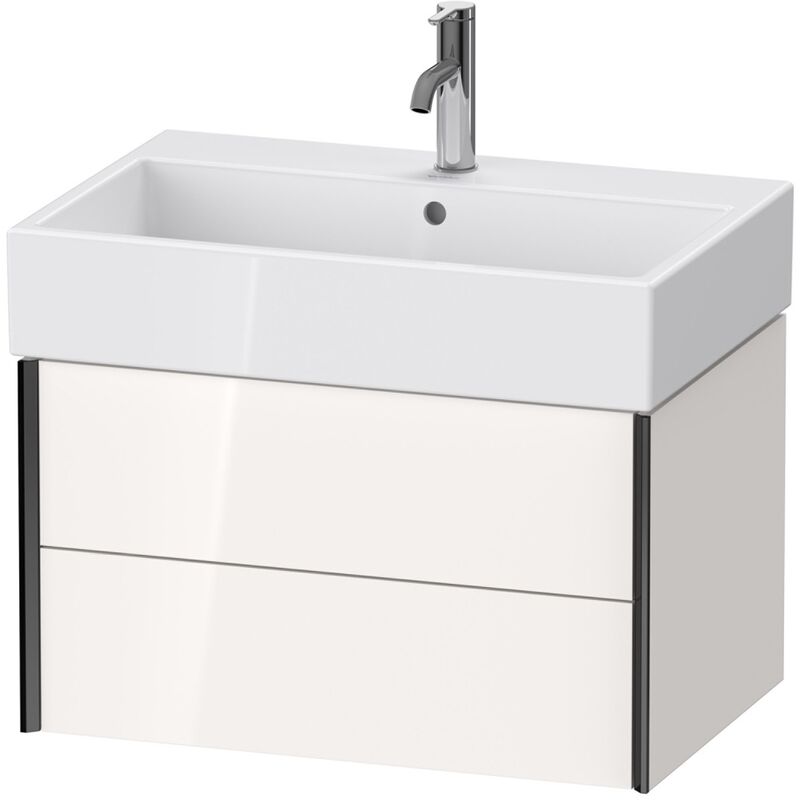 

Duravit XViu 4335 Mueble bajo encimera, 2 cajones, para mueble bajo encimera Vero Air 235070, 684x454 mm, Color (frente/cuerpo): negro mate/blanco