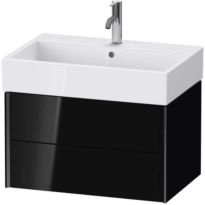 

Duravit XViu 4335 Mueble bajo encimera, 2 cajones, para mueble bajo encimera Vero Air 235070, 684x454 mm, Color (frente/cuerpo): negro mate / negro