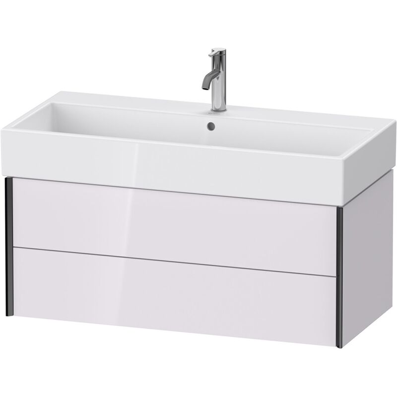 

Duravit XViu 4337 Mueble bajo encimera, 2 cajones, para mueble bajo encimera Vero Air 235010, 984x454 mm, Color (frente/cuerpo): negro mate/blanco