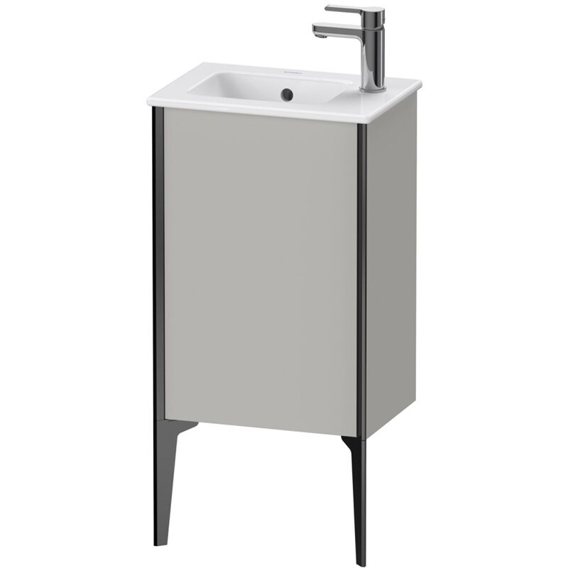 

Duravit XViu 4480L Módulo de lavabo vertical, 1 puerta a la izquierda, para lavabo ME by Starck 072343, 410x290 mm, Color (frente/cuerpo): negro mate