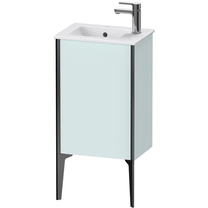 

Duravit XViu 4480L Módulo de lavabo vertical, 1 puerta a la izquierda, para lavabo ME by Starck 072343, 410x290 mm, Color (frente/cuerpo): negro mate