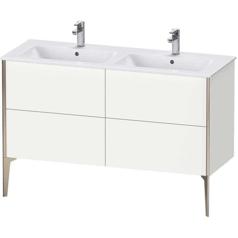 

Duravit XViu 4485 Mueble bajo lavabo vertical, 4 cajones, para lavabo doble ME by Starck 233613, 1280x480 mm, Color (frente/cuerpo): champagner