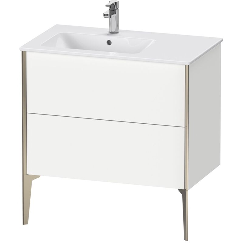 

Duravit XViu 4486 Mueble bajo lavabo vertical, 2 cajones, para lavabo ME by Starck 234583 Lavabo a la izquierda, 810x480 mm, Color (frente/cuerpo):