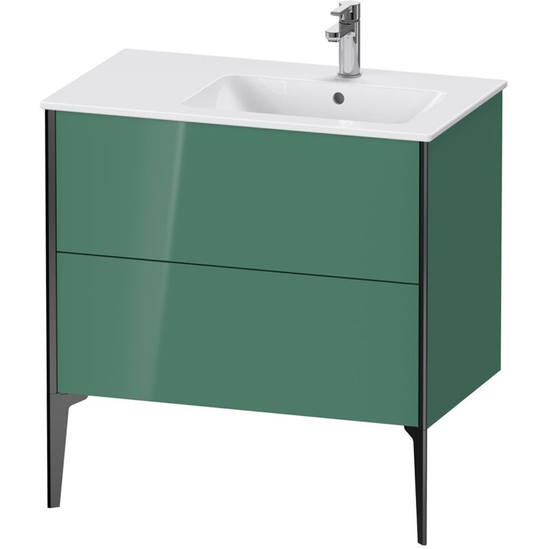 

Duravit XViu 4487 Mueble bajo lavabo vertical, 2 cajones, para lavabo ME by Starck 234683 Lavabo derecho, 810x480 mm, Color (frente/cuerpo): negro