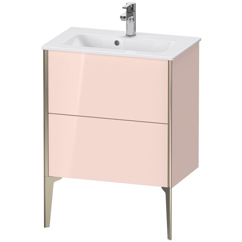 

Duravit XViu 4488 Módulo de lavabo vertical Compact, 2 extraíbles, para lavabo ME by Starck 234263, 610x390 mm, Color (frente/cuerpo): champagne