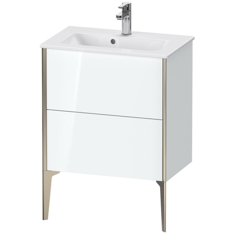 

Duravit XViu 4488 Módulo de lavabo vertical Compact, 2 extraíbles, para lavabo ME by Starck 234263, 610x390 mm, Color (frente/cuerpo): champán