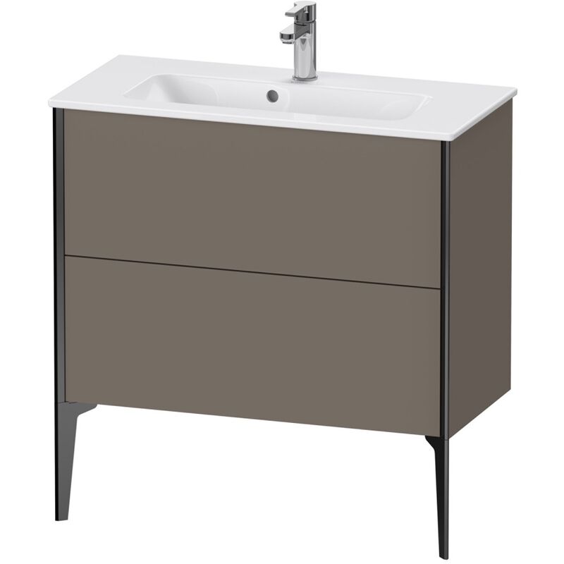 

Duravit XViu 4489 Módulo de lavabo vertical Compact, 2 extraíbles, para lavabo ME by Starck 234283, 810x390 mm, Color (frente/cuerpo): negro