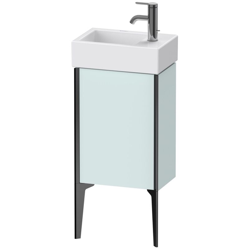 

Duravit XViu 4530L Módulo de lavabo vertical, 1 puerta a la izquierda, para lavabo Vero Air 072438, 364x234 mm, Color (frente/cuerpo): negro mate /