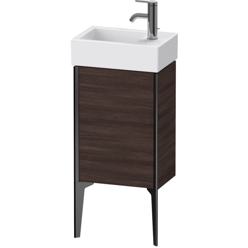 

Duravit XViu 4530L Módulo de lavabo vertical, 1 puerta a la izquierda, para lavabo Vero Air 072438, 364x234 mm, Color (frente/cuerpo): negro