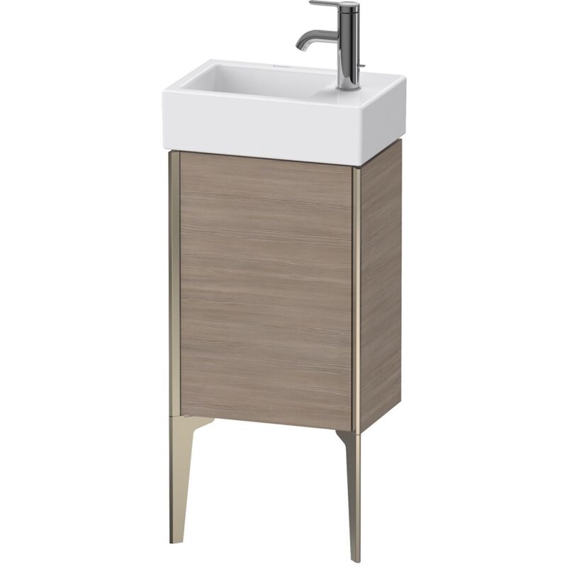 

Duravit XViu 4530R Módulo de lavabo vertical, 1 puerta a la derecha, para lavabo Vero Air 072438, 364x234 mm, Color (frente/cuerpo): champagne plata