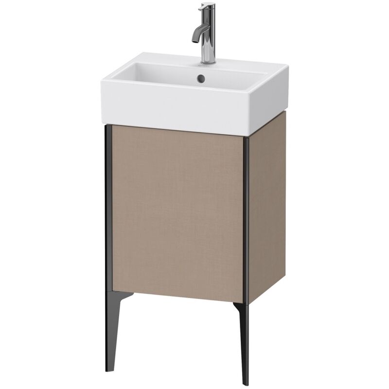 

Duravit XViu 4531 Módulo de lavabo vertical, 1 puerta a la derecha, para lavabo Vero Air 072445, 434x334 mm, Color (frente/cuerpo): negro mate/lino