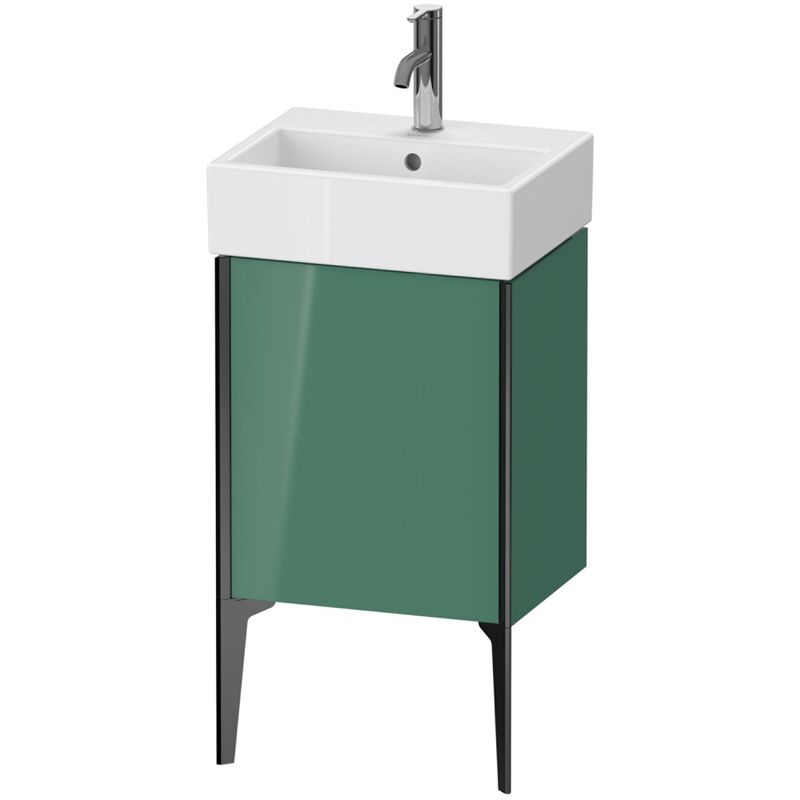 

Duravit XViu 4531 Módulo de lavabo vertical, 1 puerta a la izquierda, para lavabo Vero Air 072445, 434x334 mm, Color (frente/cuerpo): negro mate/jade