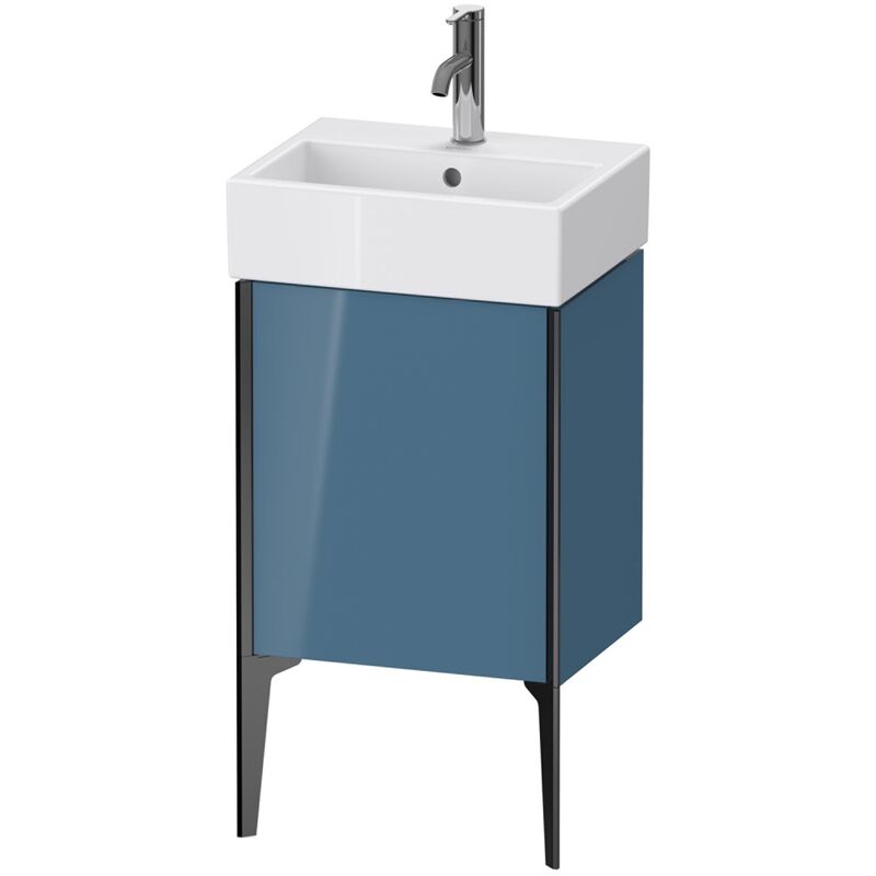 

Duravit XViu 4531 Módulo de lavabo vertical, 1 puerta a la izquierda, para lavabo Vero Air 072445, 434x334 mm, Color (frente/cuerpo): negro mate/azul