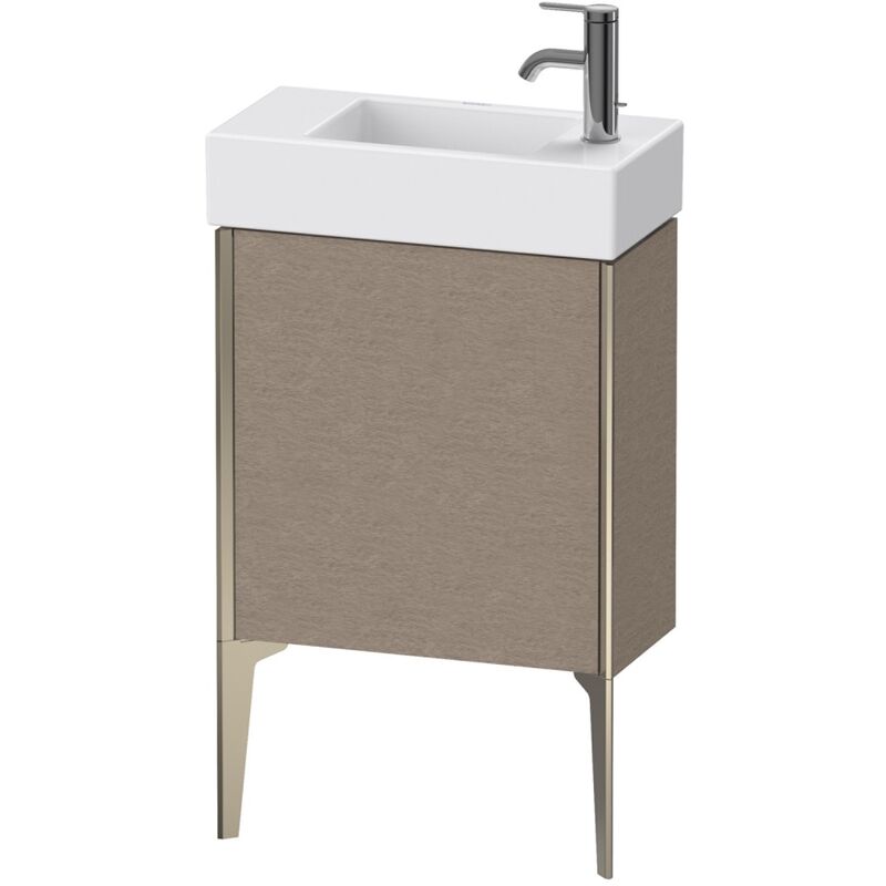 

Duravit XViu 4532L Módulo de lavabo vertical, 1 puerta a la izquierda, para lavabo Vero Air 072450, 484x234 mm, Color (frente/cuerpo): champán