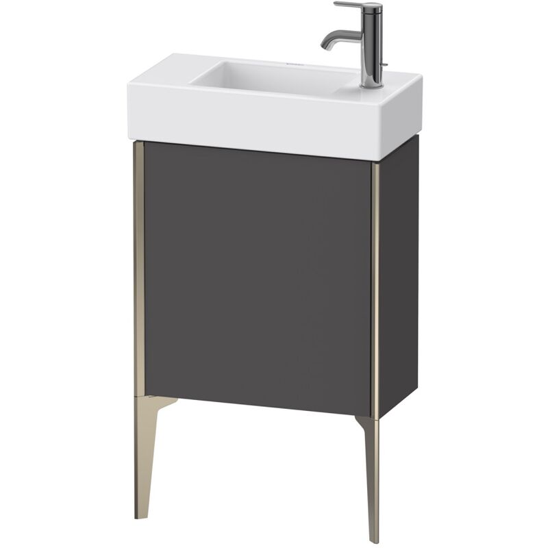 

Duravit XViu 4532L Módulo de lavabo vertical, 1 puerta a la izquierda, para lavabo Vero Air 072450, 484x234 mm, Color (frente/cuerpo): champán