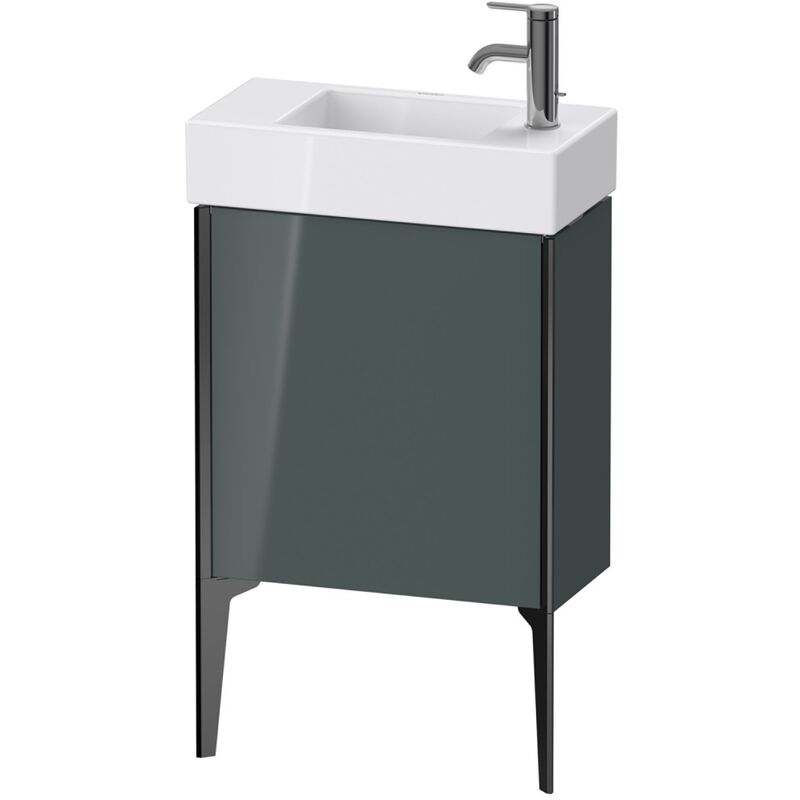 

Duravit XViu 4532L Módulo de lavabo vertical, 1 puerta a la izquierda, para lavabo Vero Air 072450, 484x234 mm, Color (frente/cuerpo): negro