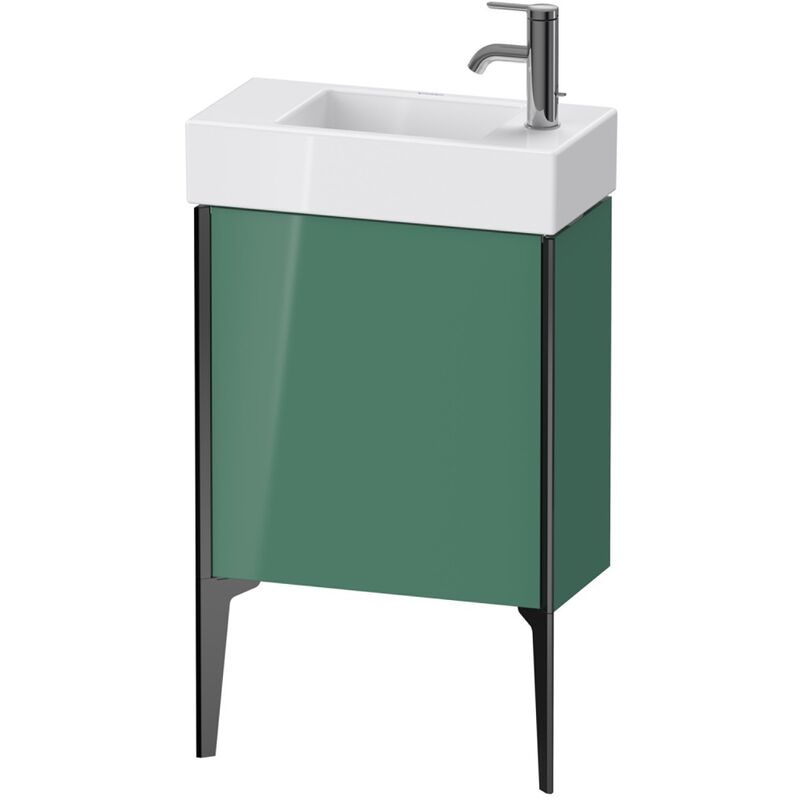 

Duravit XViu 4532R Módulo de lavabo vertical, 1 puerta a la derecha, para lavabo Vero Air 072450, 484x234 mm, Color (frente/cuerpo): negro mate/jade